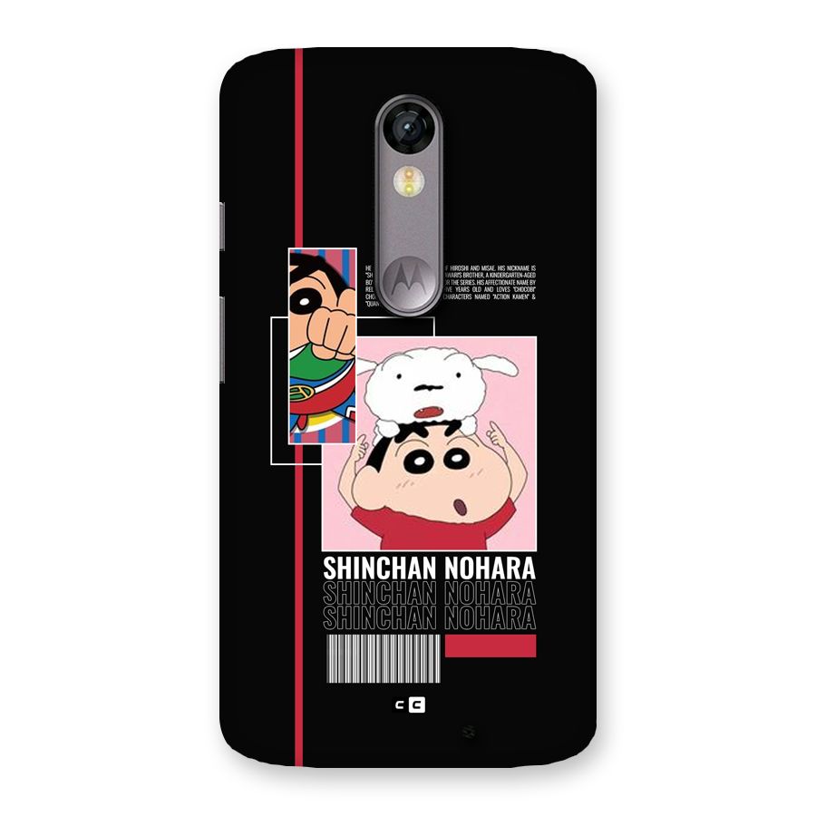 Shinchan Nohara Back Case for Moto X Force