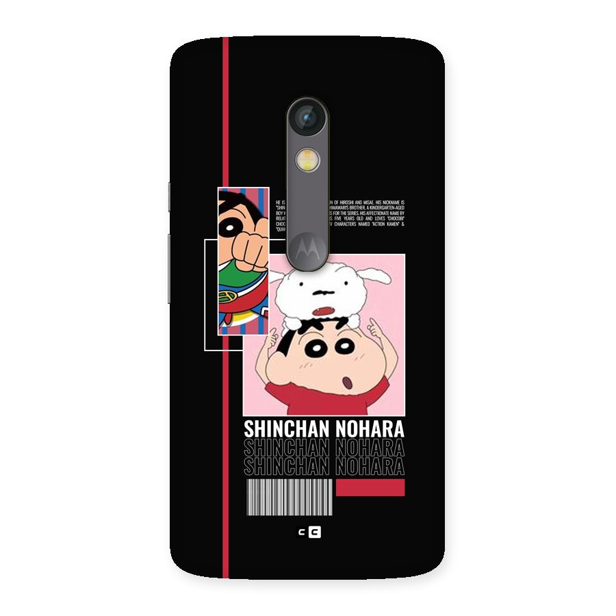 Shinchan Nohara Back Case for Moto X Play