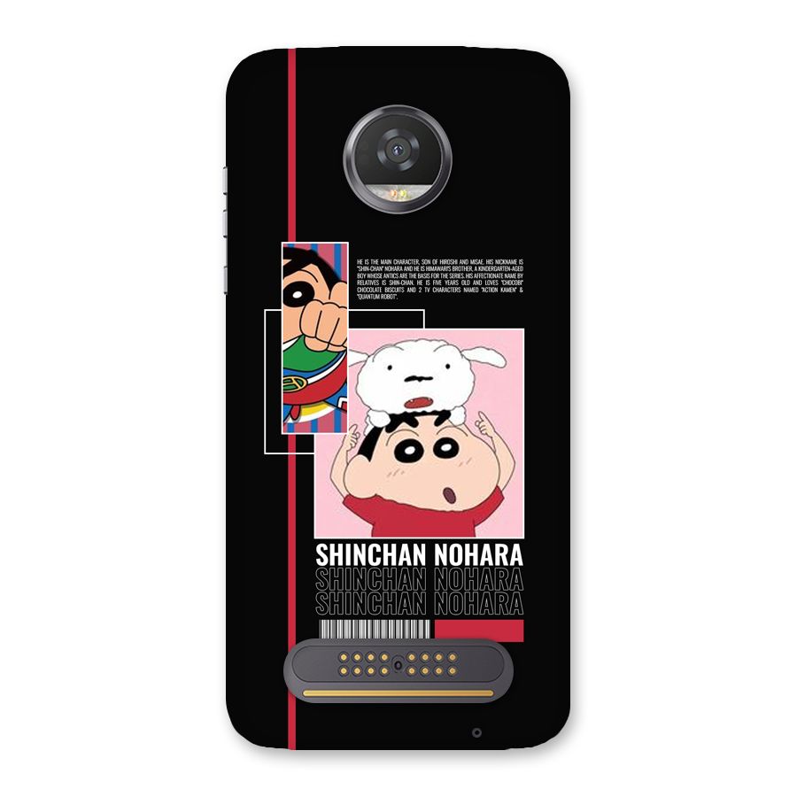Shinchan Nohara Back Case for Moto Z2 Play