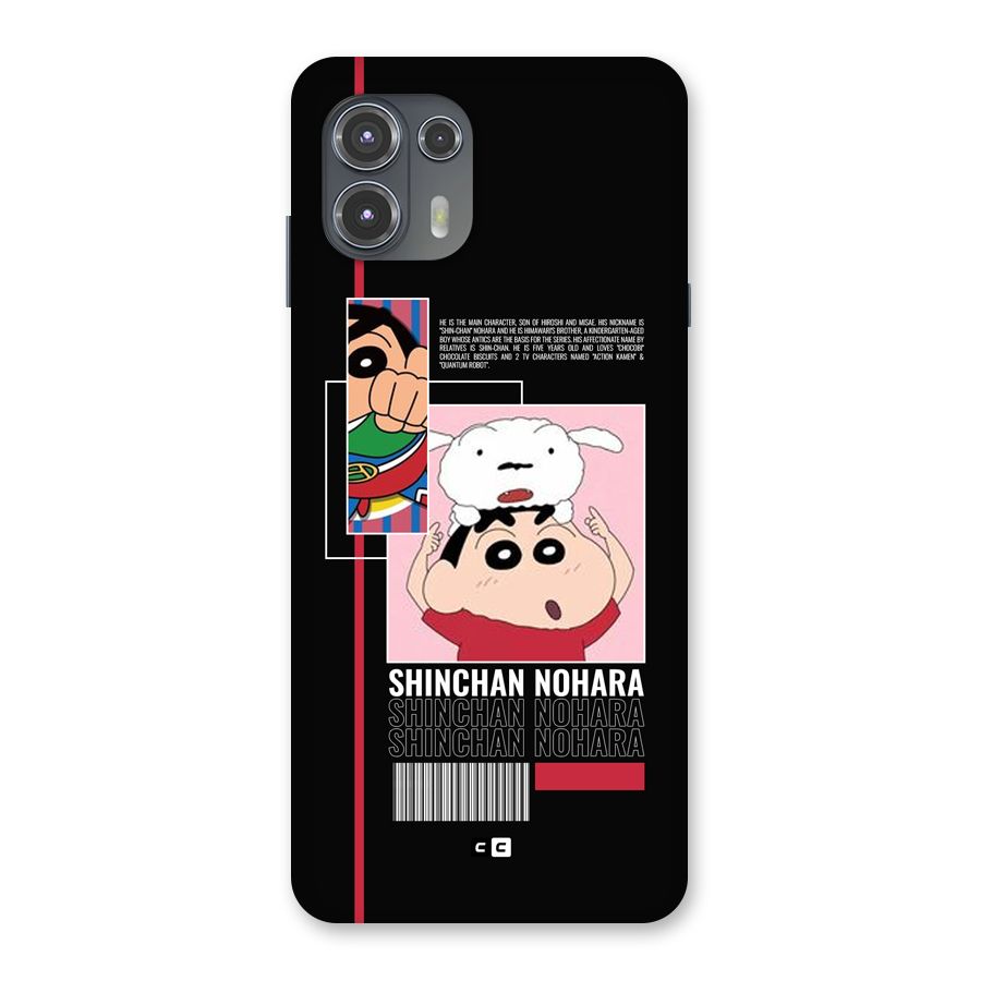 Shinchan Nohara Back Case for Motorola Edge 20 Fusion