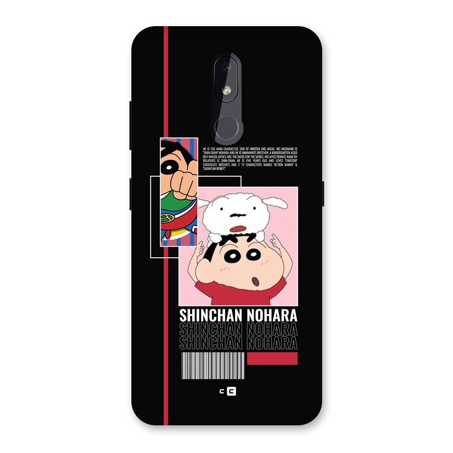 Shinchan Nohara Back Case for Nokia 3.2
