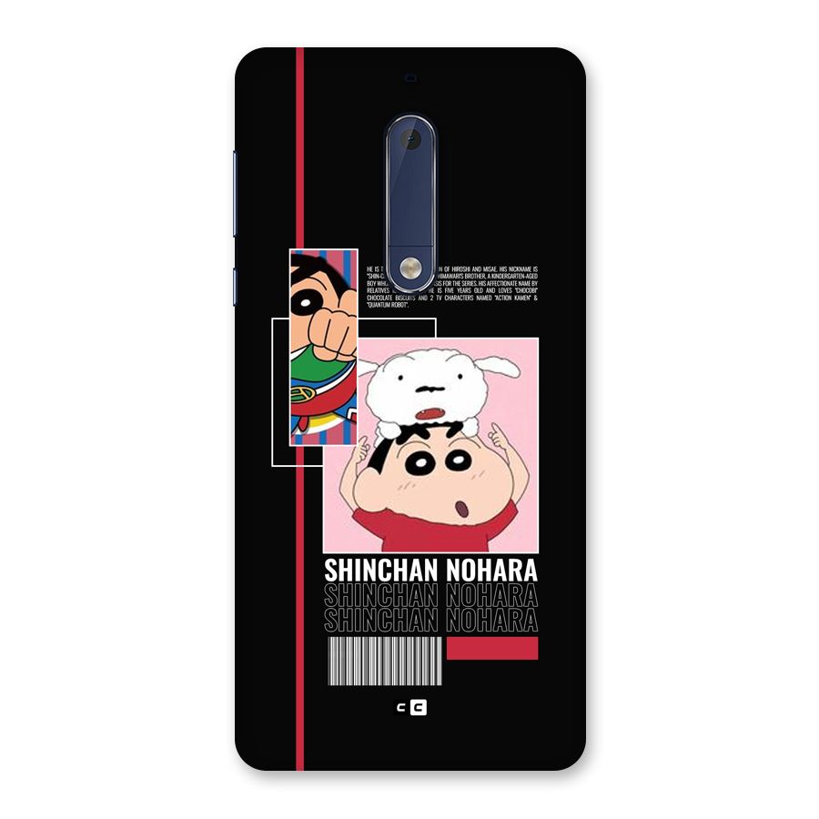 Shinchan Nohara Back Case for Nokia 5