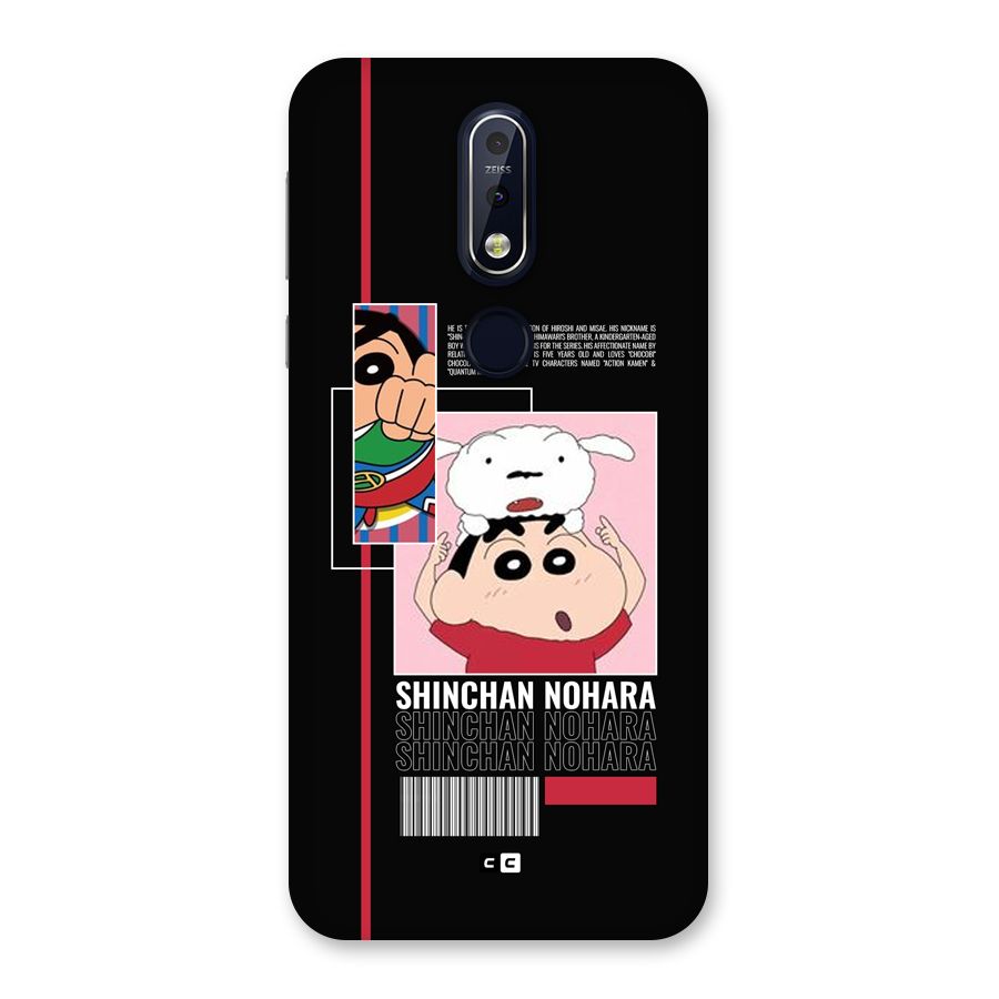 Shinchan Nohara Back Case for Nokia 7.1