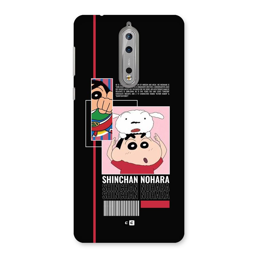 Shinchan Nohara Back Case for Nokia 8