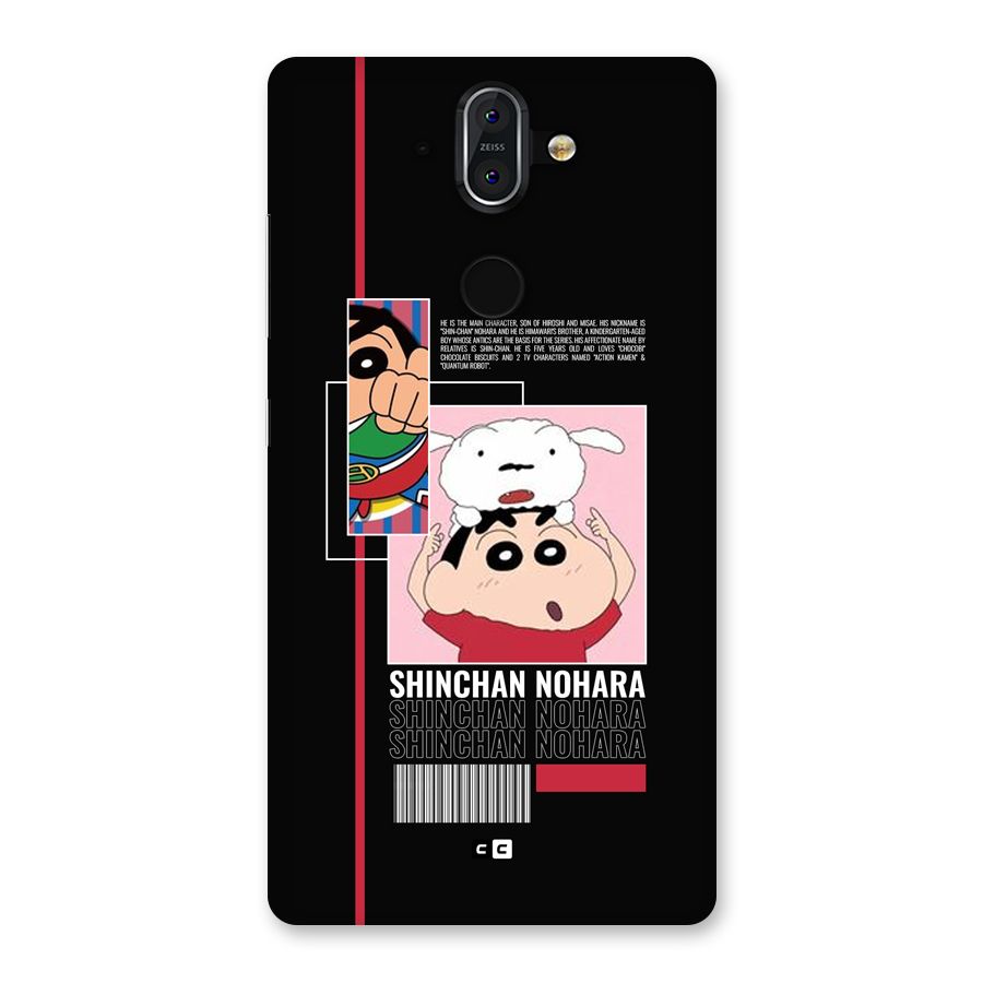 Shinchan Nohara Back Case for Nokia 8 Sirocco