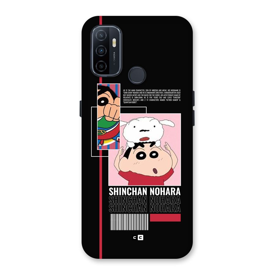Shinchan Nohara Back Case for Oppo A32
