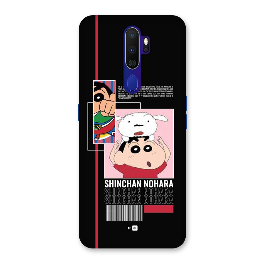 Shinchan Nohara Back Case for Oppo A9 (2020)