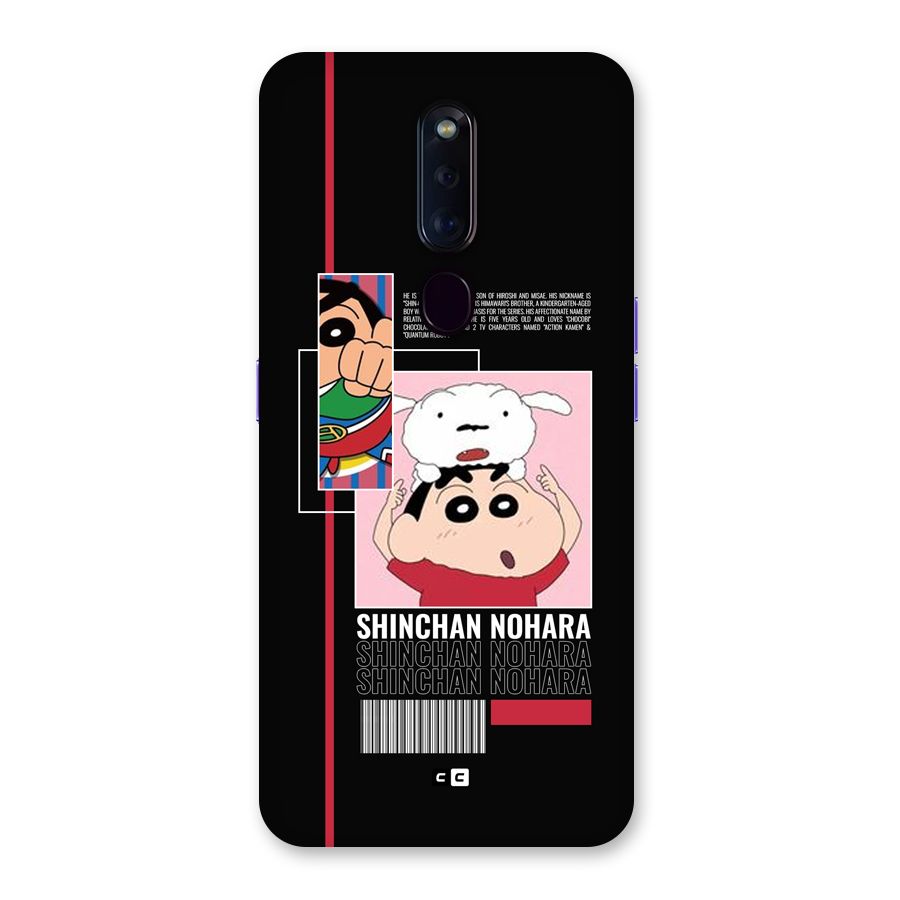 Shinchan Nohara Back Case for Oppo F11 Pro