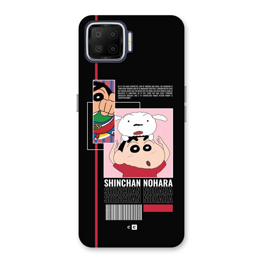 Shinchan Nohara Back Case for Oppo F17