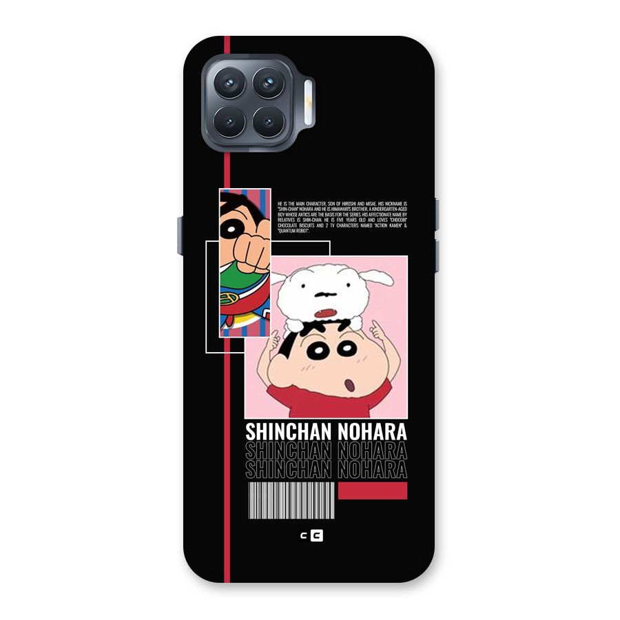 Shinchan Nohara Back Case for Oppo F17 Pro
