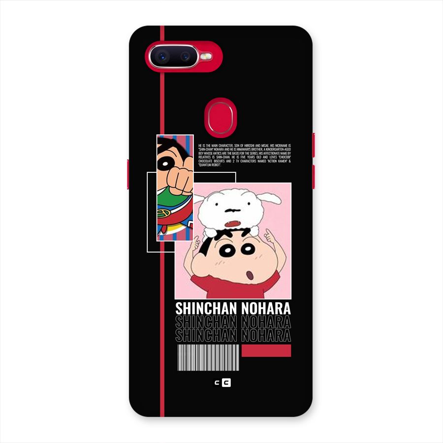 Shinchan Nohara Back Case for Oppo F9 Pro