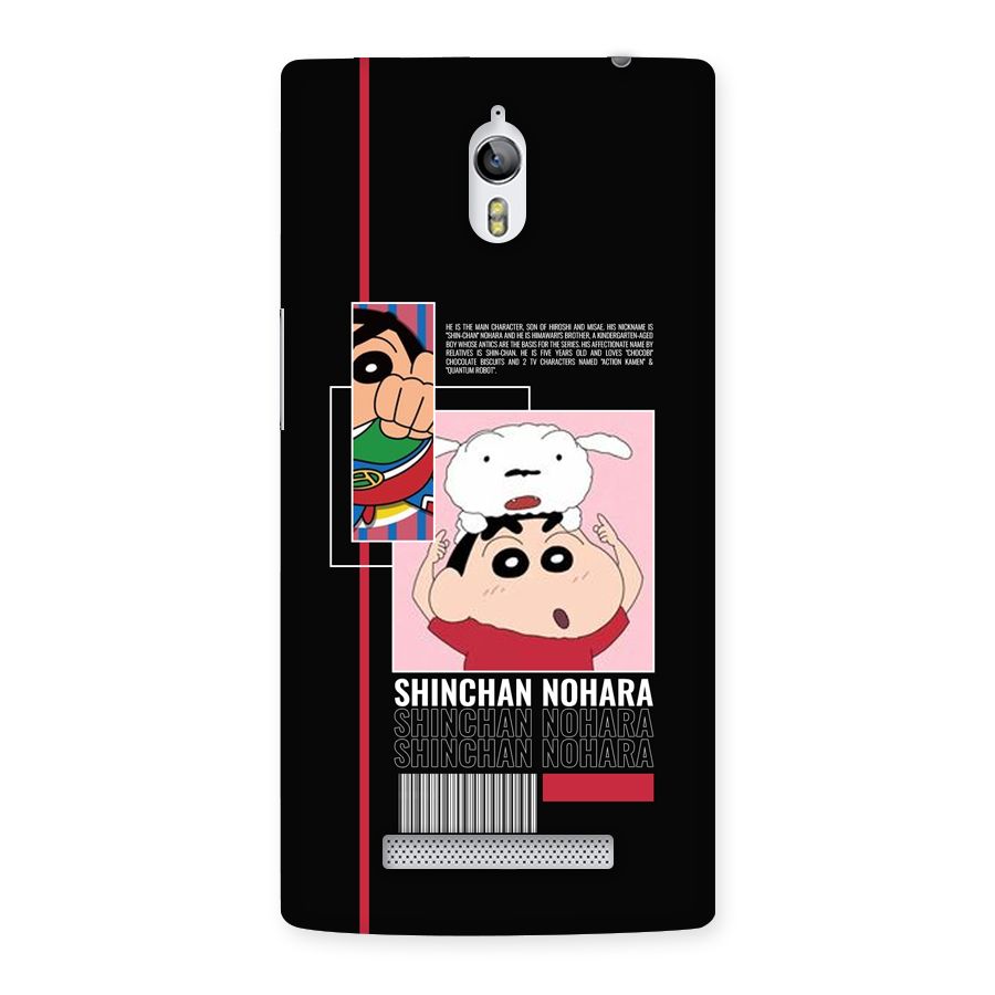 Shinchan Nohara Back Case for Oppo Find 7