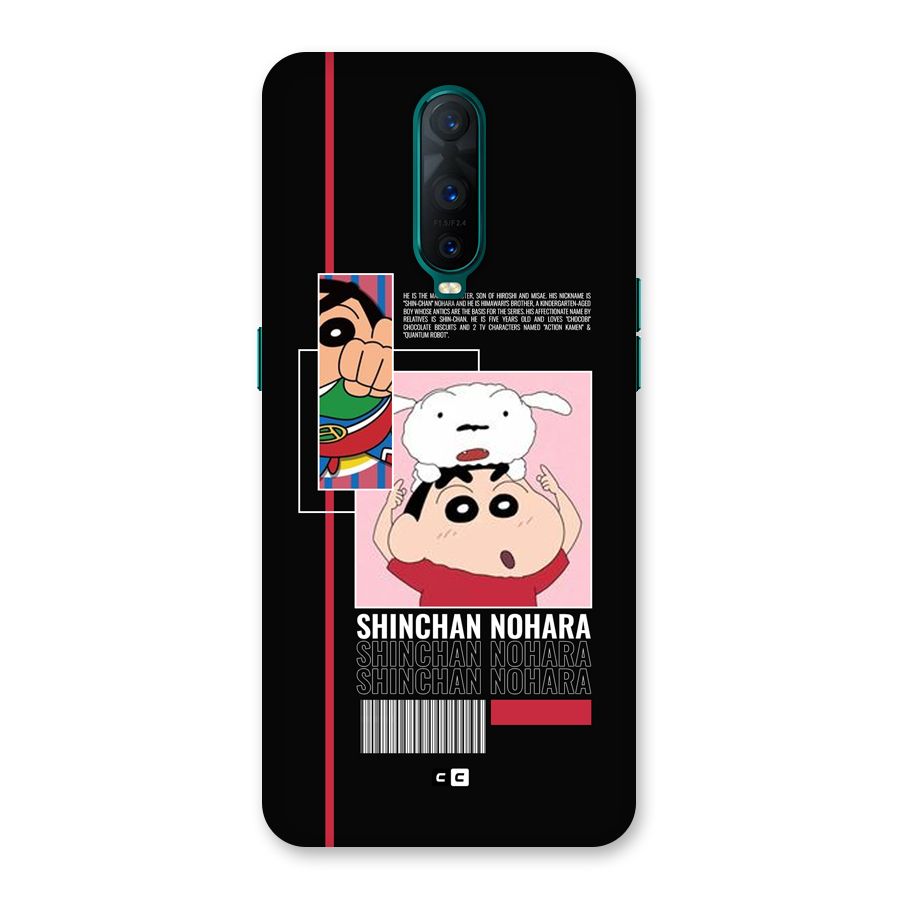 Shinchan Nohara Back Case for Oppo R17 Pro