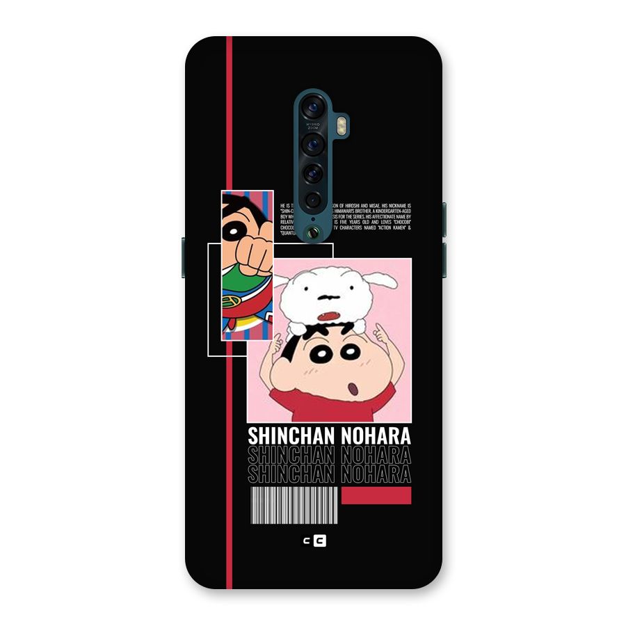 Shinchan Nohara Back Case for Oppo Reno2