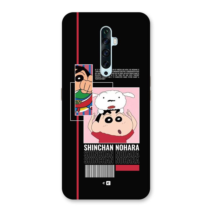 Shinchan Nohara Back Case for Oppo Reno2 Z
