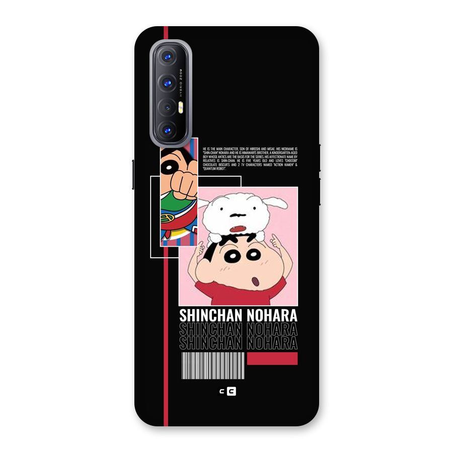 Shinchan Nohara Back Case for Oppo Reno3 Pro
