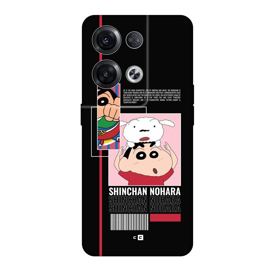 Shinchan Nohara Back Case for Oppo Reno8 Pro 5G