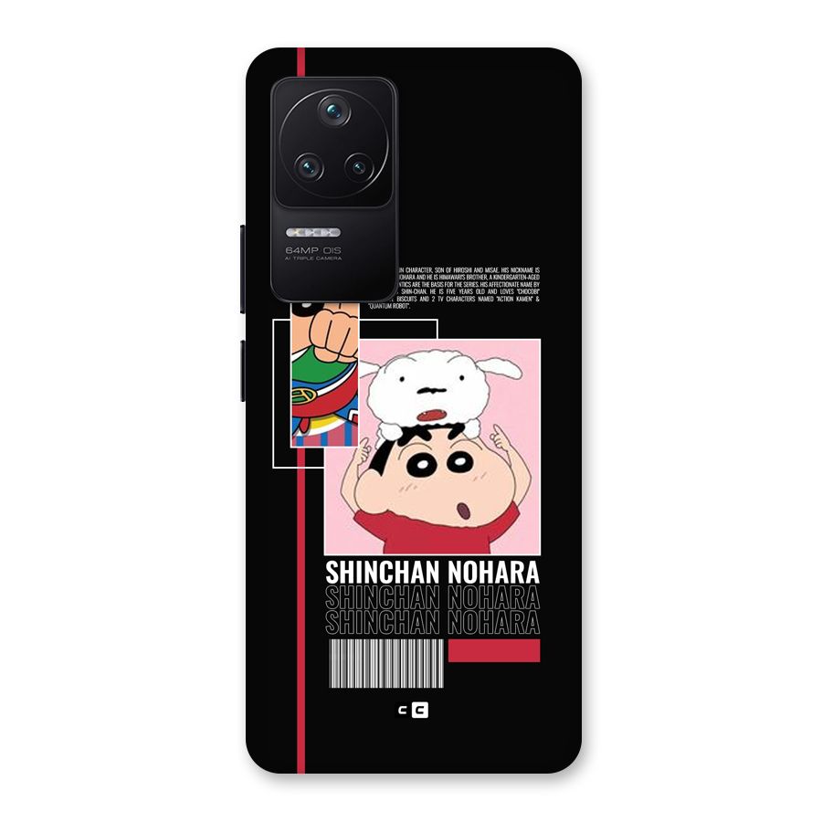 Shinchan Nohara Back Case for Poco F4 5G