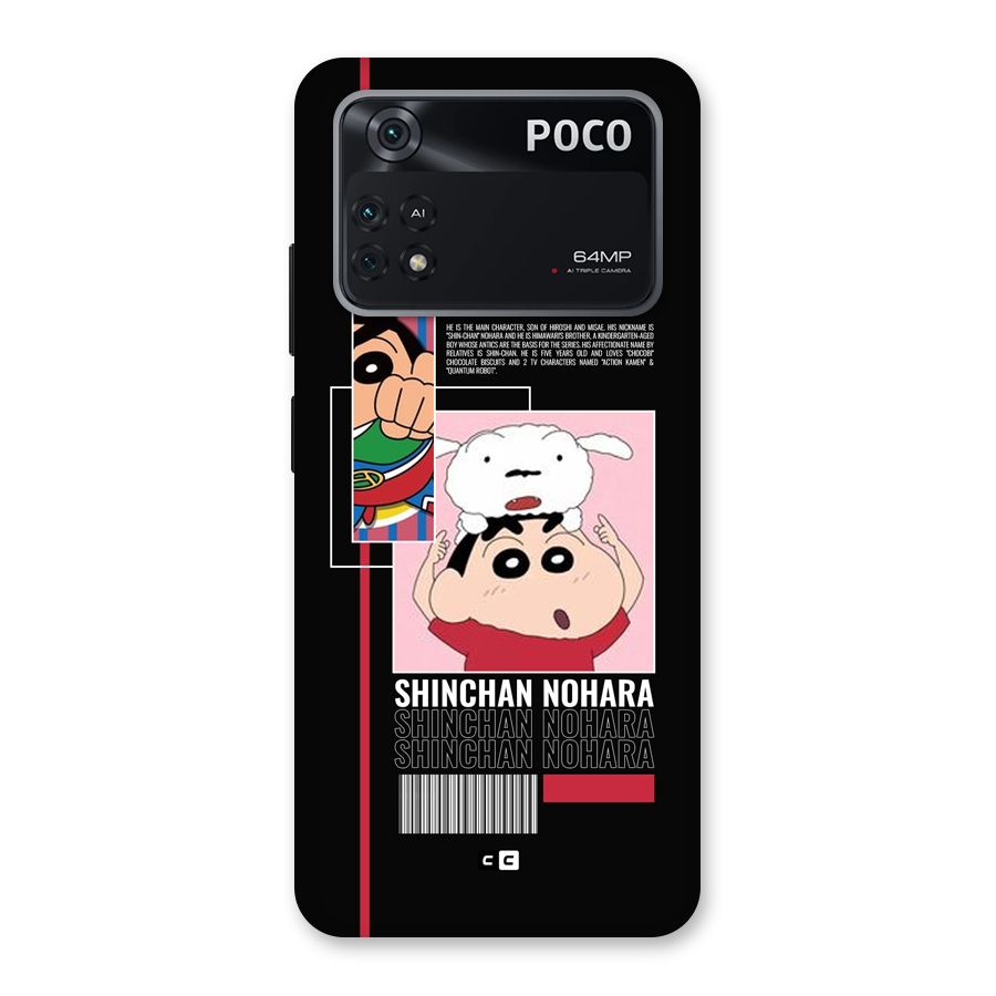 Shinchan Nohara Back Case for Poco M4 Pro 4G