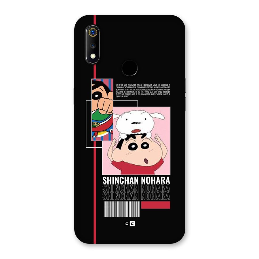 Shinchan Nohara Back Case for Realme 3