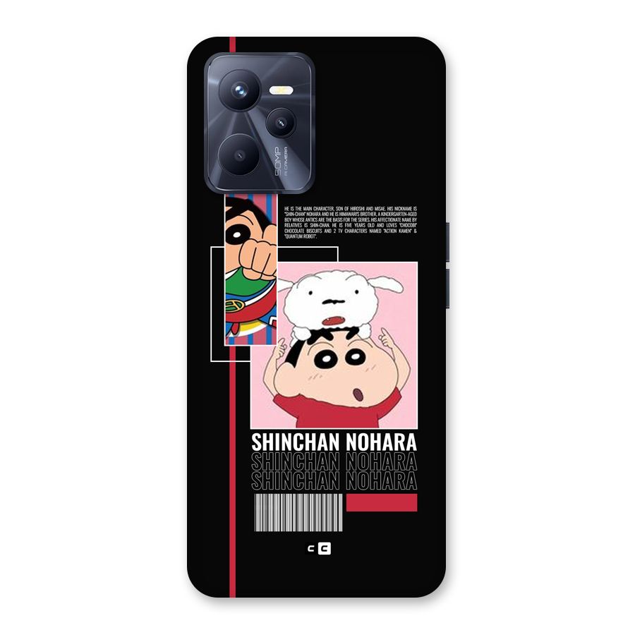 Shinchan Nohara Back Case for Realme C35