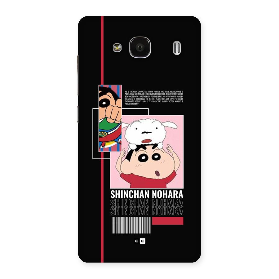 Shinchan Nohara Back Case for Redmi 2s