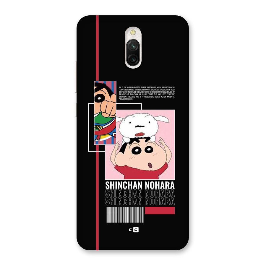 Shinchan Nohara Back Case for Redmi 8A Dual