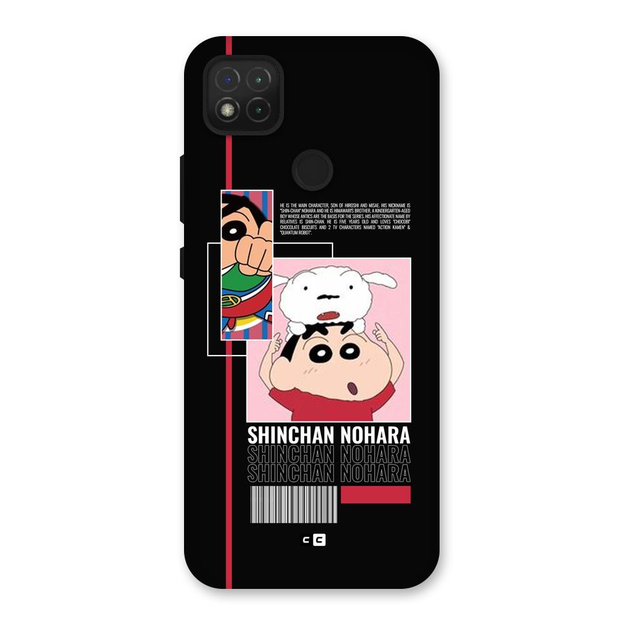 Shinchan Nohara Back Case for Redmi 9C
