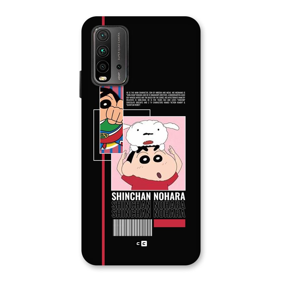 Shinchan Nohara Back Case for Redmi 9 Power