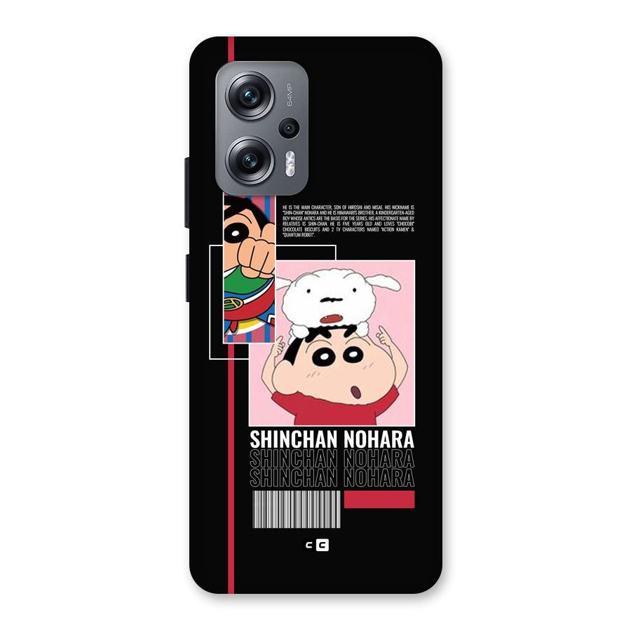 Shinchan Nohara Back Case for Redmi K50i