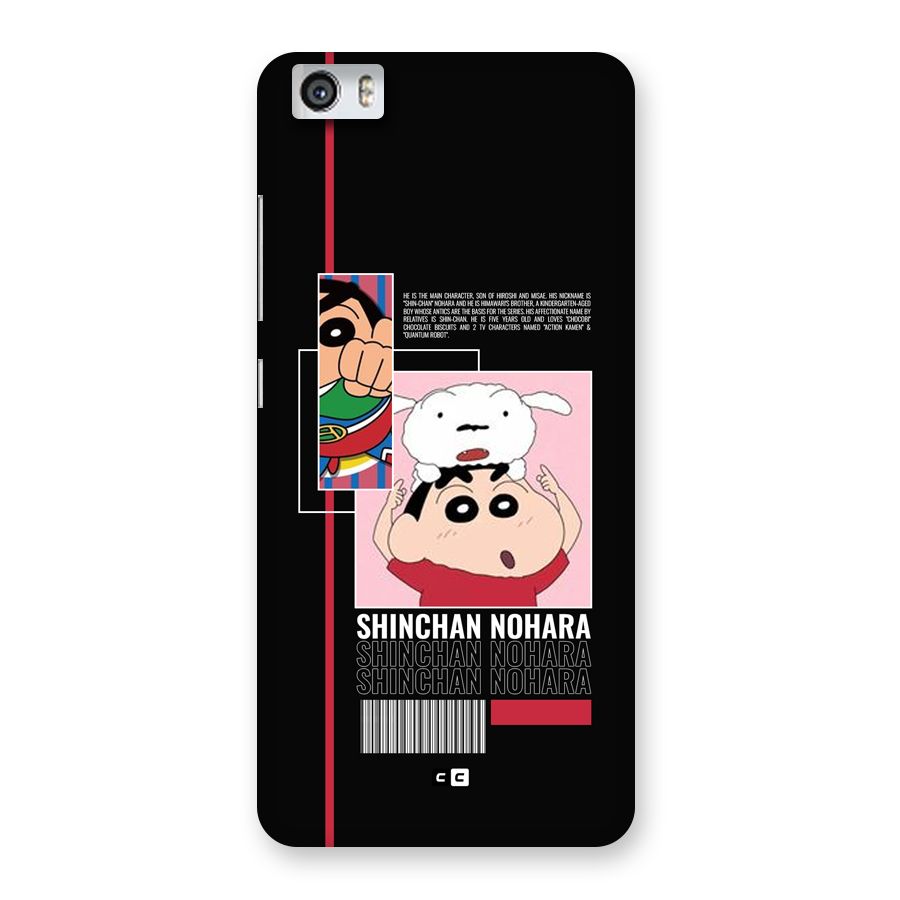 Shinchan Nohara Back Case for Redmi Mi 5