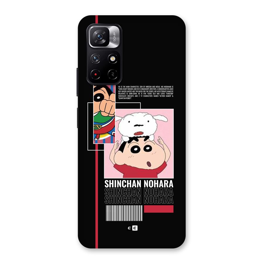 Shinchan Nohara Back Case for Redmi Note 11T 5G