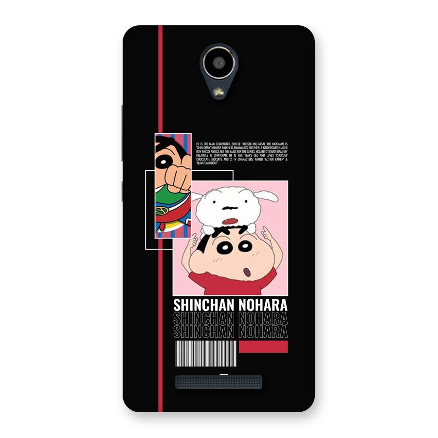 Shinchan Nohara Back Case for Redmi Note 2