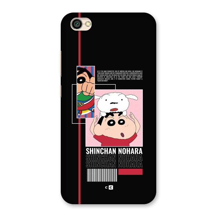 Shinchan Nohara Back Case for Redmi Y1 Lite