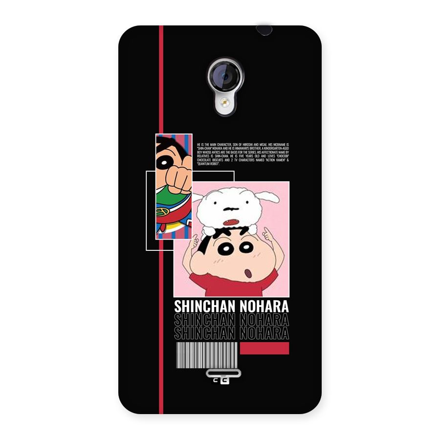 Shinchan Nohara Back Case for Unite 2 A106
