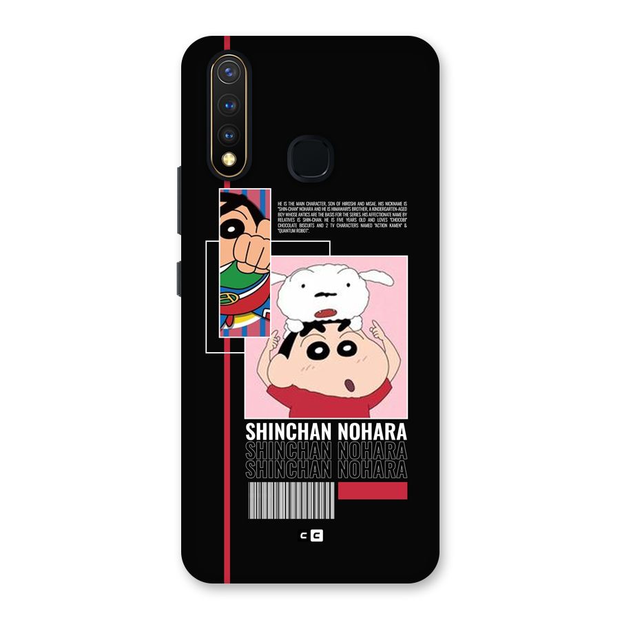Shinchan Nohara Back Case for Vivo U20
