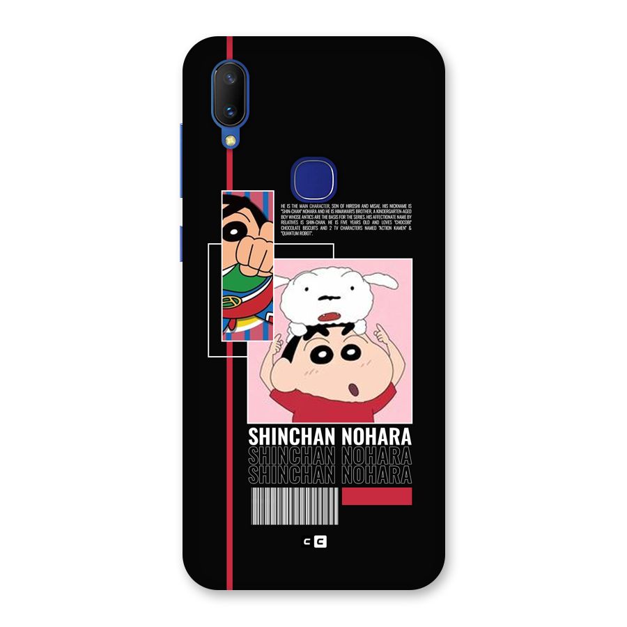 Shinchan Nohara Back Case for Vivo V11