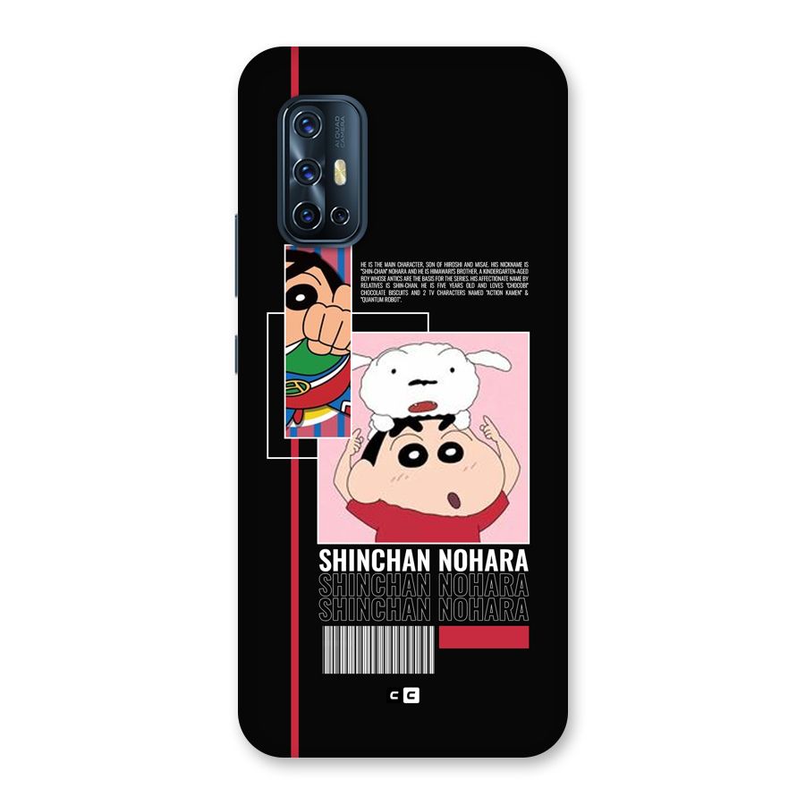 Shinchan Nohara Back Case for Vivo V17