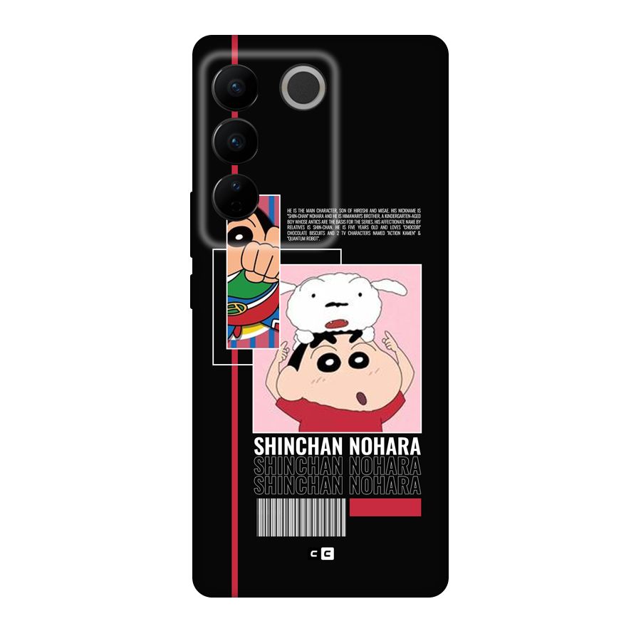 Shinchan Nohara Back Case for Vivo V27