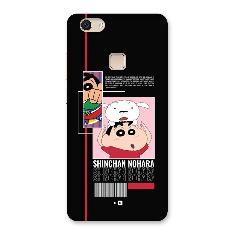 Shinchan Nohara Back Case for Vivo V7