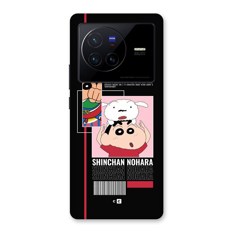 Shinchan Nohara Back Case for Vivo X80