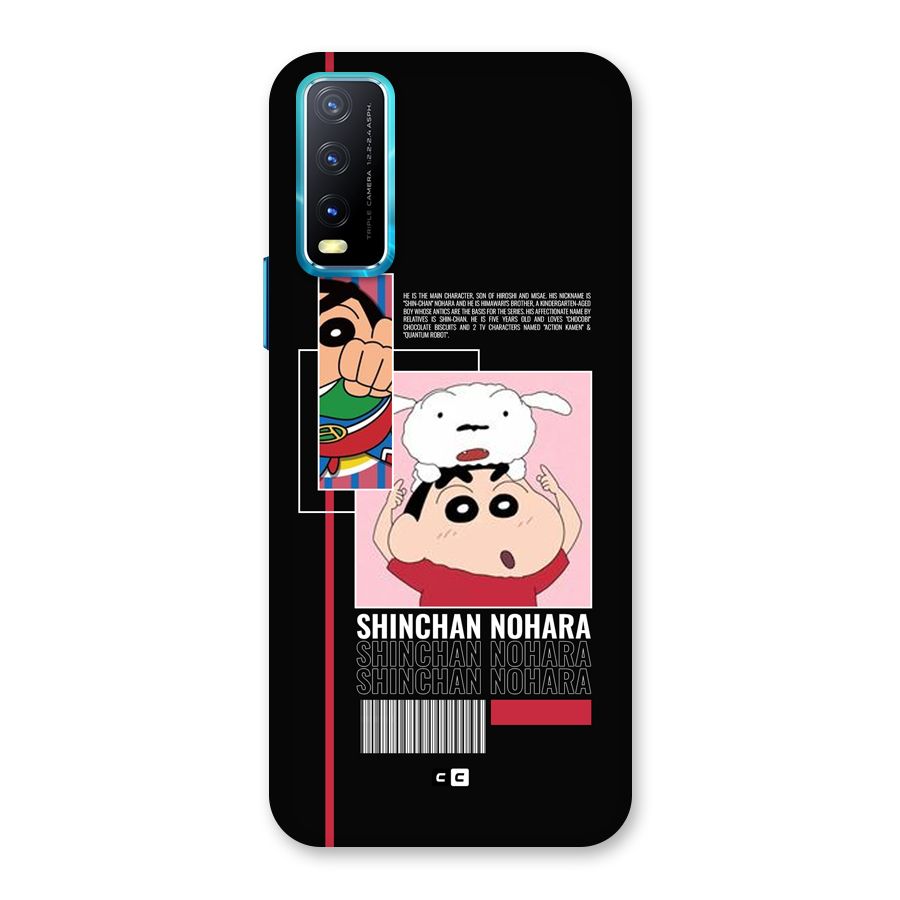 Shinchan Nohara Back Case for Vivo Y20G