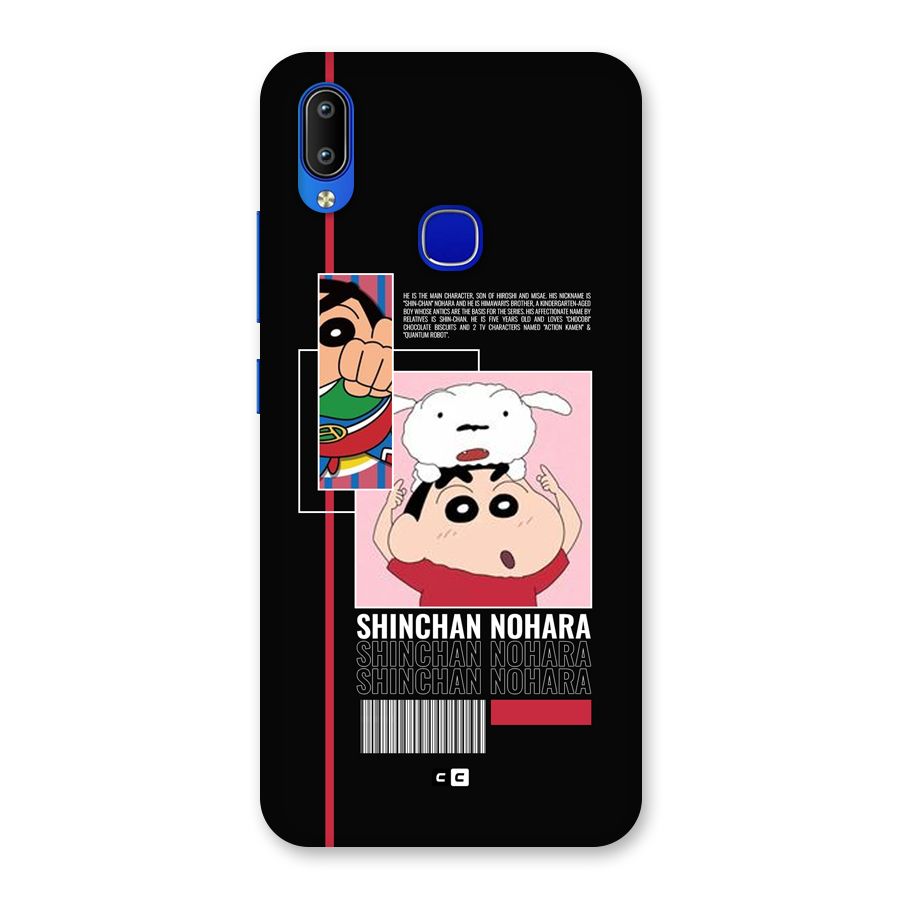 Shinchan Nohara Back Case for Vivo Y91