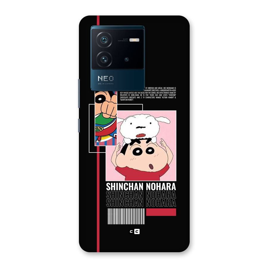 Shinchan Nohara Back Case for Vivo iQOO Neo 6 5G