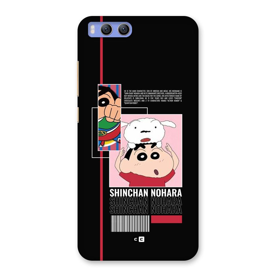 Shinchan Nohara Back Case for Xiaomi Mi 6