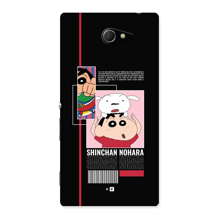 Shinchan Nohara Back Case for Xperia M2