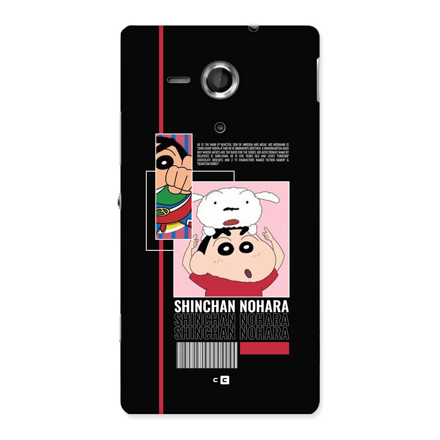 Shinchan Nohara Back Case for Xperia Sp