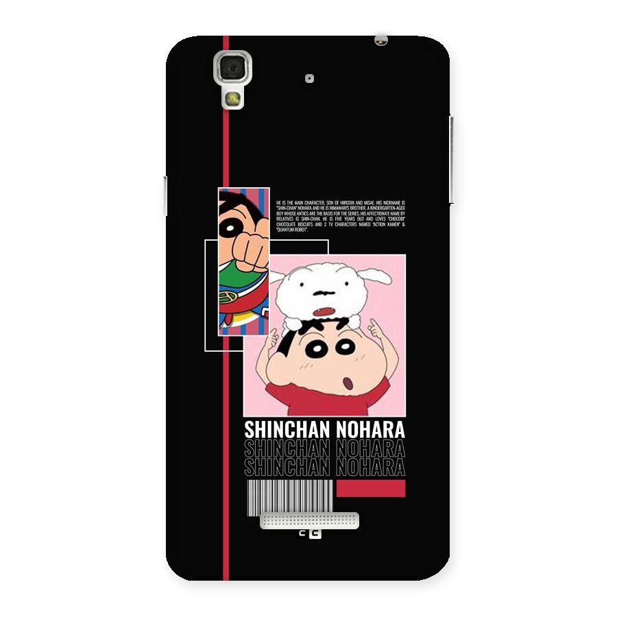 Shinchan Nohara Back Case for YU Yureka Plus