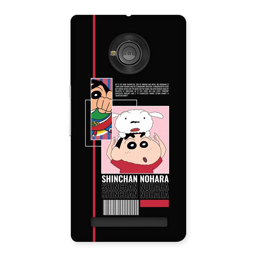 Shinchan Nohara Back Case for Yunique