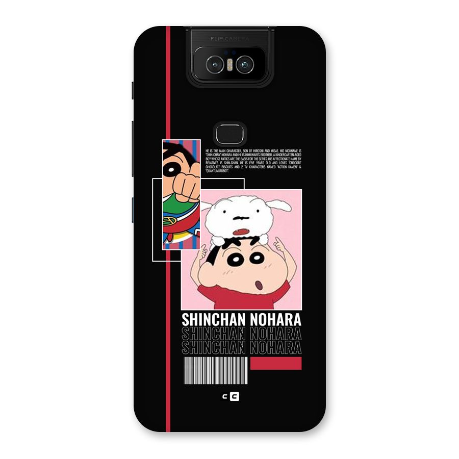 Shinchan Nohara Back Case for Zenfone 6z
